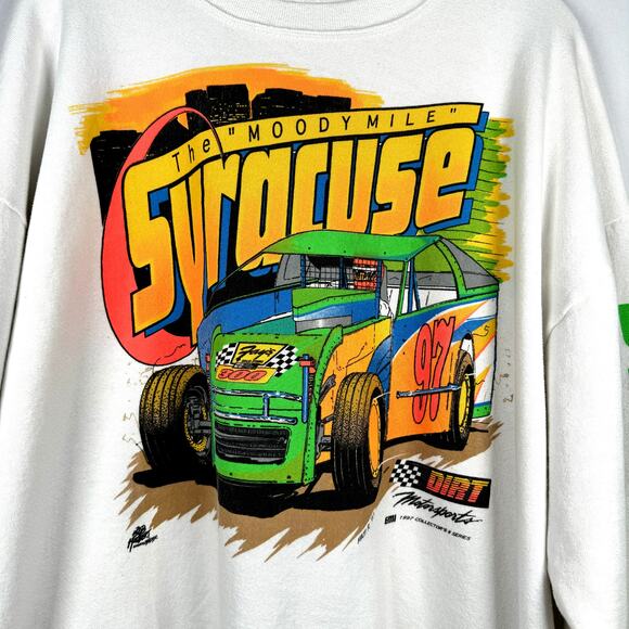 Vintage 1997 The Moody Mile Syracruse Crewneck Sweatshirt Size XL - Picture 3 of 10